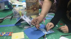 Мастер-класс по изготовлению открытки к 23 февраля в технике скрапбукинг