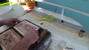 Литье алюминия (изготовление фигур для сада) форма, и формовочная смесь. Aluminium casting.