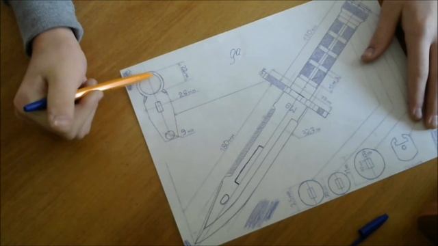 Как сделать Штык нож М9 / How to make a M9 Bayonet knife смотреть онлайн