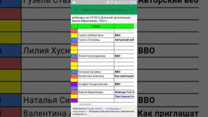 Как открыть ссылки на гугл таблицы? Вэбинар? И где их хранить на телефоне.