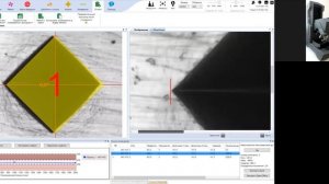 Измерение твердости по шкале Виккерса Vickers Presi HZ, корректировка отчета графической шкалы