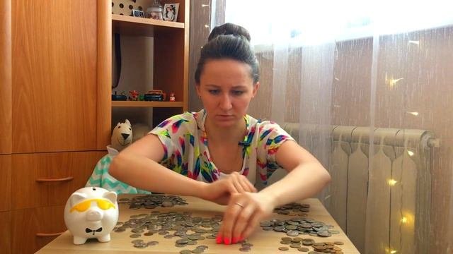 Открываем Копилку, СКОЛЬКО в ней ДЕНЕГ!?