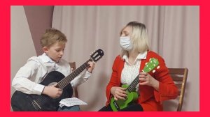 " Закаты алые" В.Осошник. Гитара + укулеле.