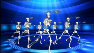 Скилетон   танец чечетка.....