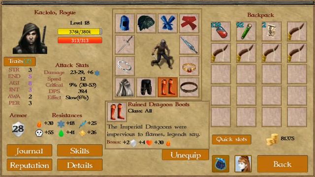 EXILED KINGDOMS | BEST DPS ROUGE BUILD. Best melee rouge showcase for midgame. Best free rpg game. смотреть онлайн