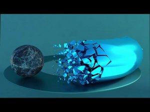 Ball rolls Cinema 4d