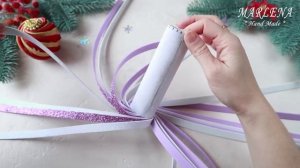 ? БОЛЬШОЙ СПИРАЛЬНЫЙ ШАР ? из фоамирана! Новогодний декор МК/DIY