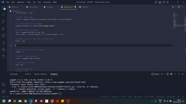 Chat GPT created Game in Pygame Python | Create your own game n смотреть онлайн