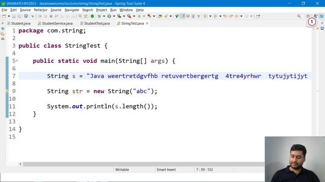 String Handling in java with example