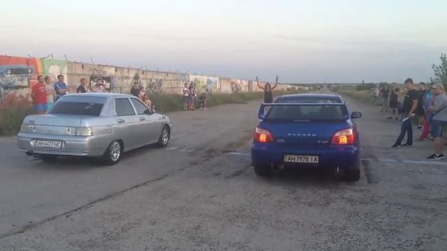 ВАЗ 2110 VS Subaru Impreza WRX смотреть онлайн
