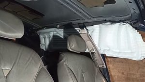 Как срабатывают боковые подушки безопасности!!!!!!