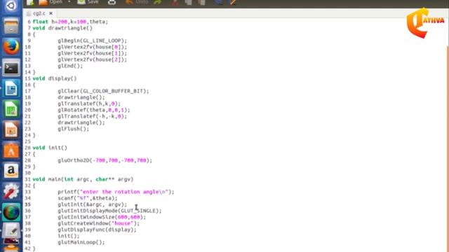 #2: Rotating Triangle about Origin & Fixed Point | ಕನ್ನಡದಲ್ಲಿ | VTU CG Lab | 2017 Scheme | #CTathva смотреть онлайн