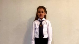 Анна Токарева, "Враг притаился у наших ворот...", читает Алиса Шаймердинова, 8 лет