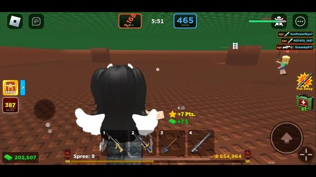 ? BEING A TRYHARD WHILE SPAWNKILLING IN UNDERGROUND WAR 2.0  ROBLOX ?