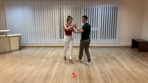 Ingvar & Kate - bachata Madrid Step in Shadow Position (2020)