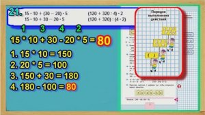 Задание 21 страница 7 – Учебник Математика Моро 4 класс Часть 1