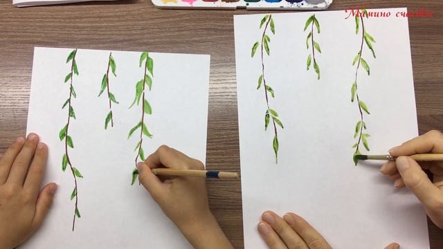 Как нарисовать акварелью МИМОЗУ? / How to draw a MIMOSA in watercolor? смотреть онлайн