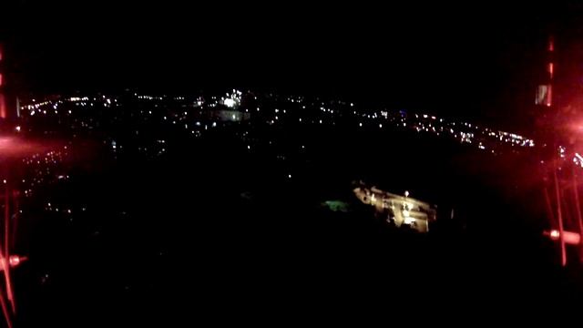 Хабаровск ночью видео с борта квадрокоптера [Quadrocopter Night] смотреть онлайн
