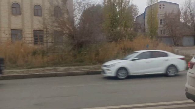 Автобус №25, Волгоград, Вокзал - посёлок ГЭС, полный маршрут, ноябрь 2023 года