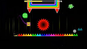 Мой уровень Rainbow level имя игры Geometry dash 2.11