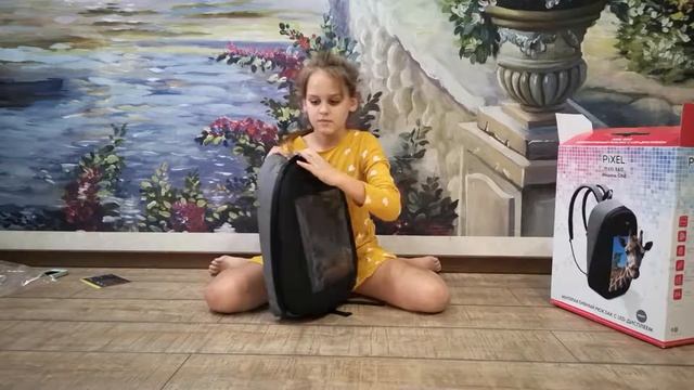 Обзор рюкзака Pixel Bag с Led дисплеем смотреть онлайн