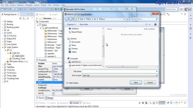How to Create an Executable File in Java Eclipse смотреть онлайн