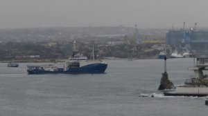 Морской буксир "Сергей Балк" возвращается в Севастополь