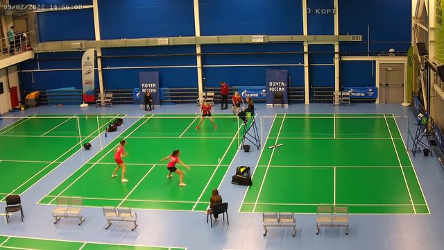 «Хрустальный волан» . Взрослые. День 2. КОРТ 3. Всероссийские юниорские и юношеские соревнования смотреть онлайн