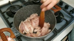 Как приготовить фунчозу с куриной грудкой и овощами.#еда#рецепты