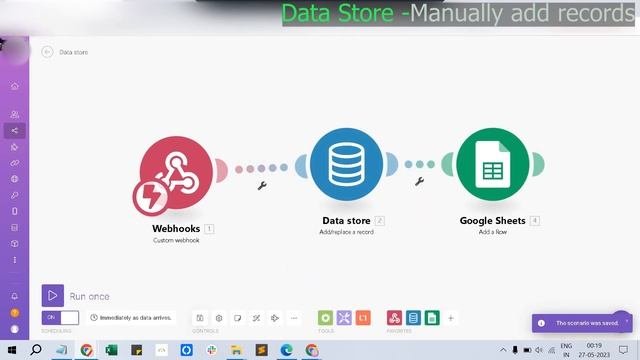 How To Use Data Store In Make (Integromat) | Database | Data Storage | Scenario Examples