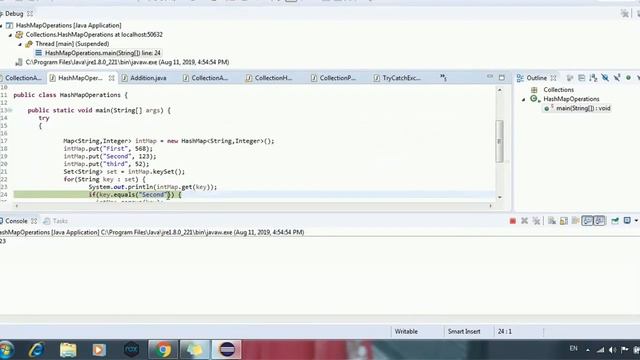 HashMap Example in Java смотреть онлайн