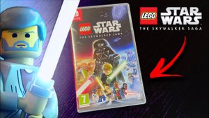 Распаковка LEGO Star Wars The Skywalker Saga на Nintendo switch