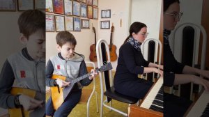 "На ослике" А.Дугушин