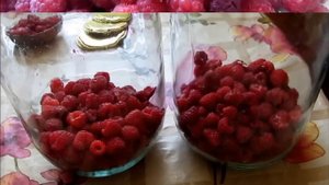 #Компот_из_малины на зиму. Вкусный #рецепт.