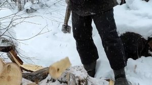 10 дней в тайге зимой на охоте в Сибири 6 день