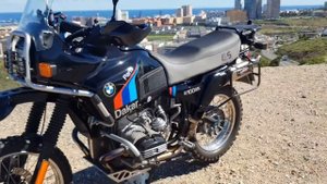 BMW R100GS Paris Dakar, Laser Produro exhaust sound.