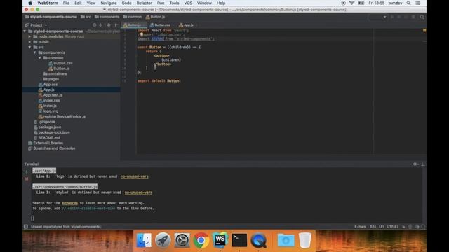 BEST way to style React apps - CSS-in-JS React styled-components library