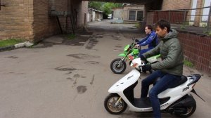 Kawasaki KSR. Нагибатор всех DIO и JOG-ов))