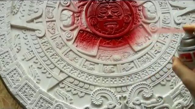 Камень Солнце (Календарь Майя) Настенное панно. смотреть онлайн