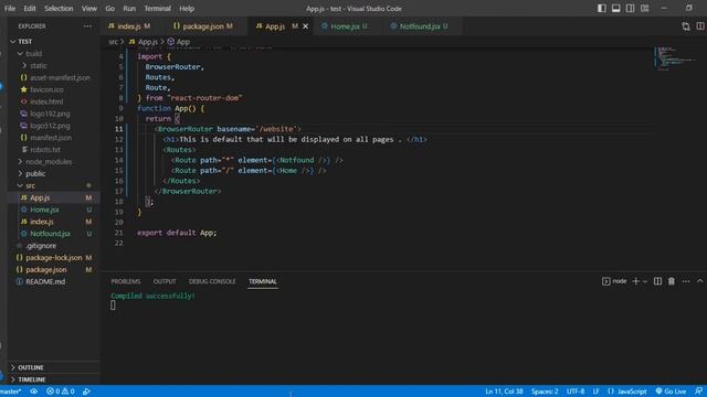 (SOLVED) - How to change base url of create react app? | React JS | base url in react js | router смотреть онлайн