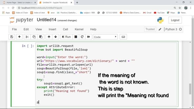 | Build a Simple Vocabulary app using python | | Python Tutorials |