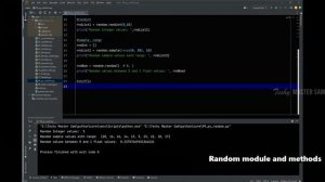 Learn Python in Tamil | Random module in Tamil | Random modules and methods| Techy MASTER SAM