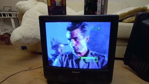 Sony KV-21VM3MT Trinitron color TV. Проверка после ремонта VCR деки
