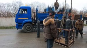 Монтаж лестничного марша манипулятором Камаз. Лестница в частный дом. Ошибка проектировщика.