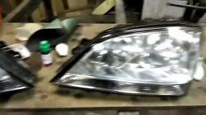 ✅ Реставрация передних фар. Шлифовка и покрытие Лаком.