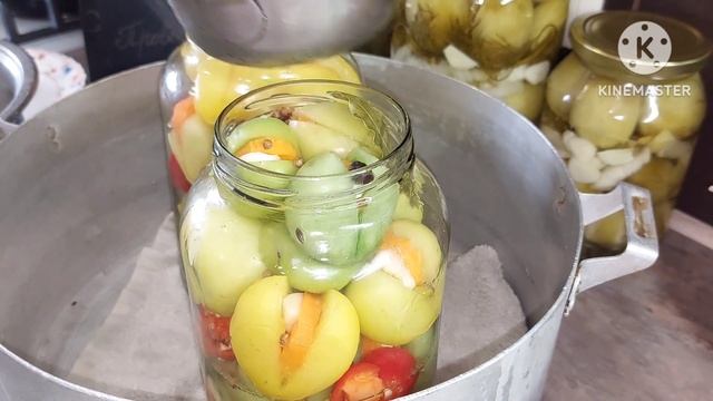 Готовлю каждый Год.Улетают ПЕРВЫМИ!Маринованные Хрустящие ЗЕЛЁНЫЕ ПОМИДОРЫ на ЗИМУ!!!