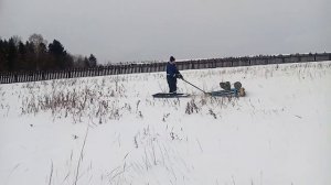 мотособака на сухом центробежном сцеплении