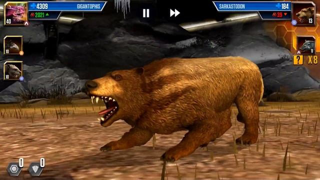 GIGANTOPHIS Vs 9 OPPONENTS - Jurassic World The Game смотреть онлайн