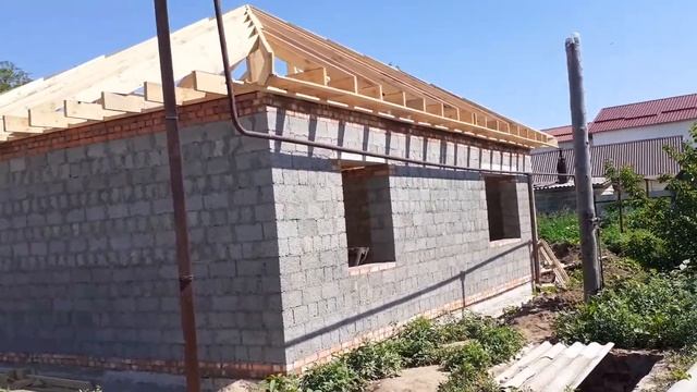 дом из керамзитобетонных блоков