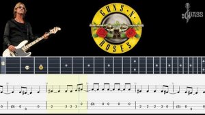 Guns N' Roses - Right Next Door To Hell (Bass Tabs) By  @Chamis Bass